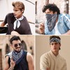 Cotton 27" x 27" Large Bandanas for Men & Women,