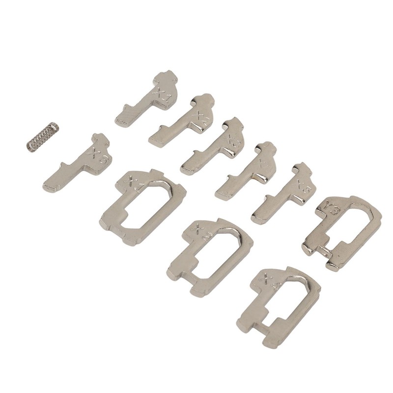 380 Pcs Car Lock Reed Stainless Steel Car Locking Plate