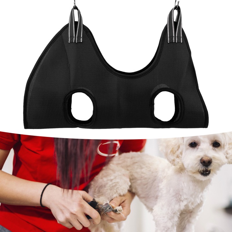 Dog Grooming Hammock Set Breathable Safe Restraint Bag Pet Grooming