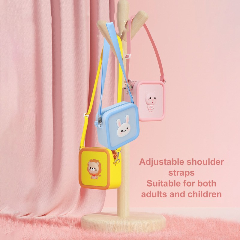 Silicone Kids Camera Bag Cute Cartoon Animal Decoration Shockproof Waterproof