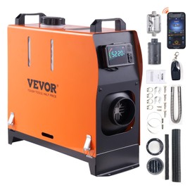 VEVOR 8KW Diesel Heater All in One, Diesel Air Heater with Bluetooth App Control, Portable Parking Heater Automatic Altitude Adjustment Max 18045 ft, Remote Control and LCD, for Vehicles