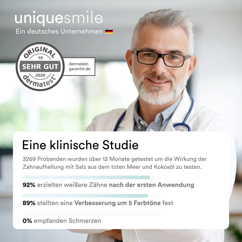 Uniquesmile Teeth Whitening Strips – Free from Peroxide – Innovative