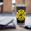 Firefighter Fire Dept. Badge Design Stainless Steel Insulated Tumbler