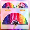 Maitys Large Folding Hand Fans Chinese Handheld Tai Ji Fans