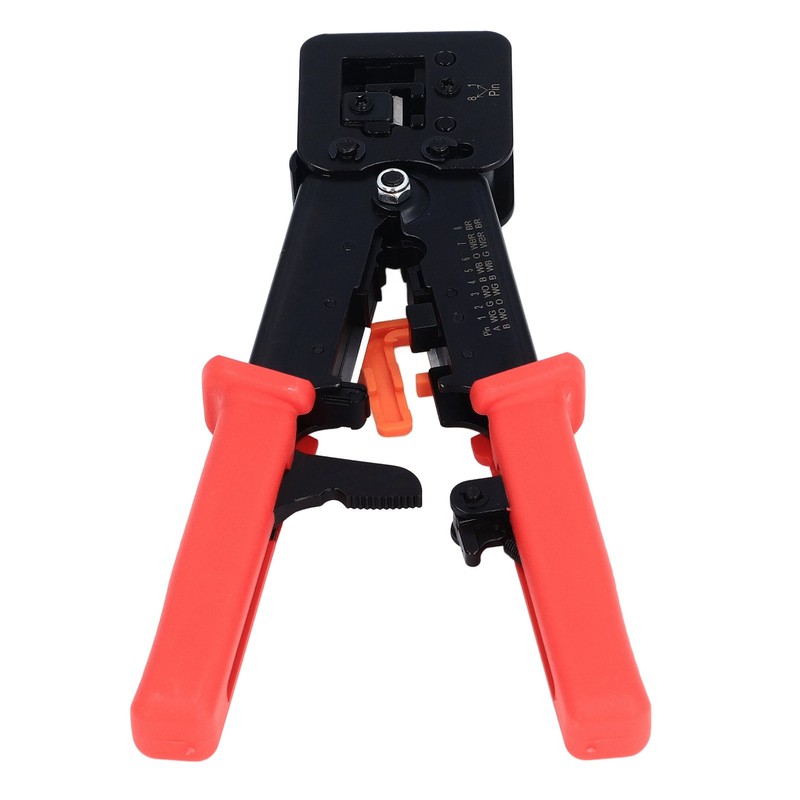 RJ45 Crimping Tool Pass Through CAT6 CAT5E Ethernet Wire Crimper
