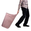 Mind Reader Basket Collection, Mobile Laundry Hamper, 60 Liter (15g/33lbs)