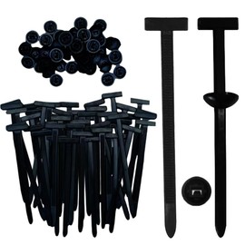 100Pcs Nylon Universal Cable Tie Buckle,New multifunctionalautomotive zipper clips,Heavy Duty Self-Locking Zip Ties with Button,For routine automotive maintenance