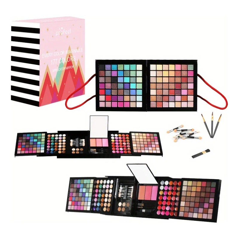 Set De Maquillaje, Caja De Regalo, Herramientas De - Excelente