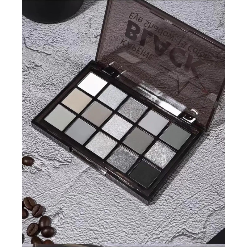 Paleta De Sombras 15 Colores Mate Ahumado Festivo