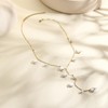 Baroque Pearl Necklaces for Women 14k Gold Plated Dainty Pearl
