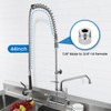 HWM Commercial Sink Sprayer Valve with 44” Flexible Stainless Steel