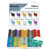 Riseuvo 150 Pcs Standard Automotive Fuse Kit - Car Auto