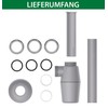 KIRCHHOFF Eco Save Siphon, Sustainable Drain, Odour Trap Made of