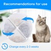 12 Pack Cat Water Fountain Filters, Filter Replacement Compatible with