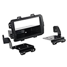 Scosche HA1718B Compatible with 2013-15 Honda Civic ISO Double DIN & DIN+Pocket Dash Kit, Models w/Nav Black