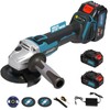 20V Cordless Angle Grinder, 4" and 4-1/2" Electric Angle Grinder