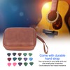 Guitar Pick Bag Set Celluloid Picks Storage Pouch Holder Case
