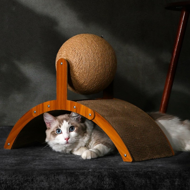 Scratch pad for Cats，cat Scratching Post，Cardboard cat Scratcher，Kitten Scratcher，sisal cat