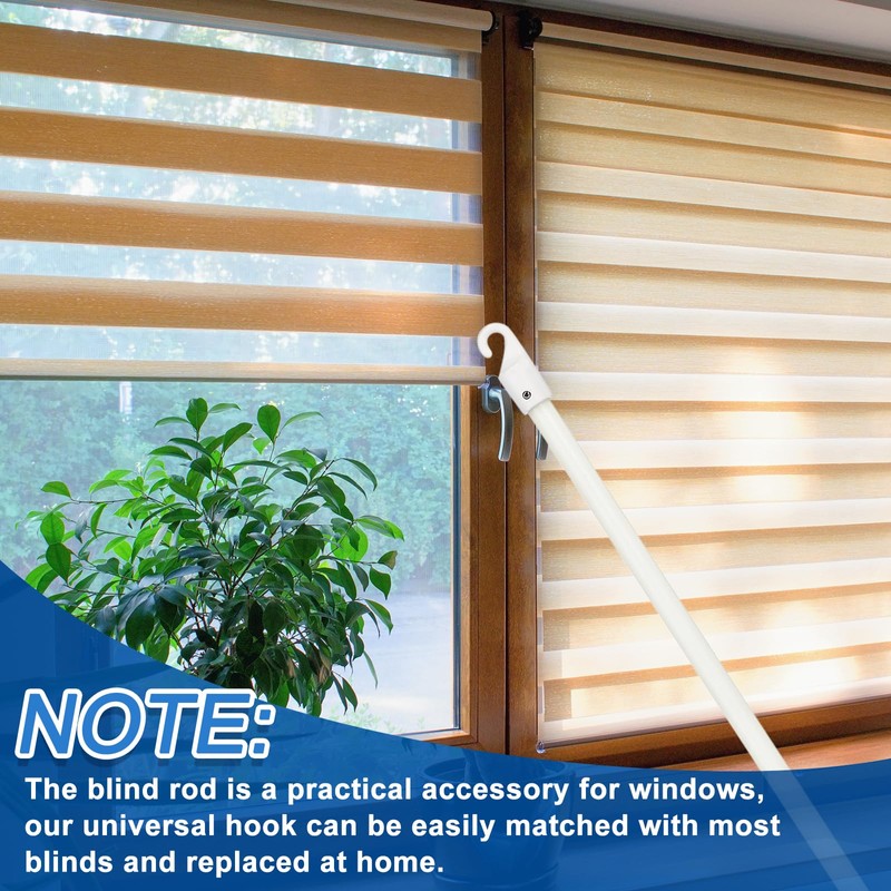 sourcing map 4Pcs 13" Blinds Wand Replacement, Fiberglass Blinds Tilt