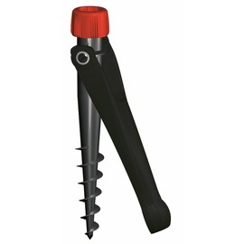 Krinner Vario Drill 20006 Parasol Stand Parasol Holder Ground Dowel Black for Beach Earth Meadow Garden Leisure and Camping Made in Germany