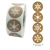 Snowflake Stickers for Business Packaging and Greeting Cards - 1