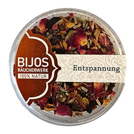 Bijos Incense Mixture 50 ml PS Glass Relaxation Supports Physical and Mental Relaxation