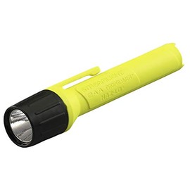 Streamlight 67101 2AA ProPolymer 65-Lumen HAZ-LO Intrinsically Safe, Waterproof, Alkaline Battery Powered LED Flashlight – Yellow
