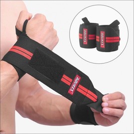 CrossFit Lifting Straps and Wrist Support Band Fitness Blue