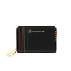 Castelbajac 27601 027601 Shest Leather Coin Case Pass Case, Black
