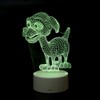 3W 4.5V USB 3D Night Light Touch Control LED Table