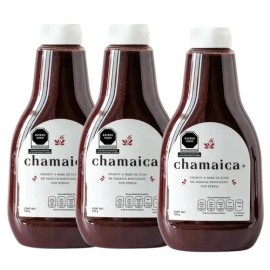 Chamaica 300g 3 Pack Chamoy Jamaíca Chía Stevia Chile Salud