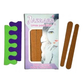 Jazuara/Pulefin Limas Para Manicure 3 Cajas Jazuara Con 100 Limas