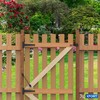 XFORT Premier Auto Gate Latch Black Pack, Complete with 300mm