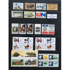 1970 US Commemorative Year Set  #1387-90, 1405-22 MNH  FREE SHIPPING