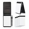 QXXQ Mini Notepad A7 Set, Small Notebook A7, PU Leather