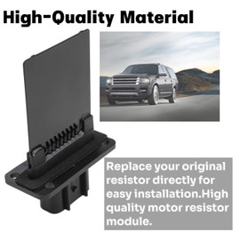 Car HVAC Fan Blower Motor Resistor,Automotive Accessories Compatible with F150 Super Duty Mark LT,Vehicle HVAC Blower Motor Resistor Replacement, AC Blower Control Module,OEM# YH-1715 3F2Z-18591-AA