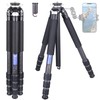 Compact Design Lightweight Carbon Fiber Tripod Special-Shaped Center Column Portable