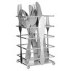 Premier Housewares Cutlery Design Cutlery Caddy - Chrome