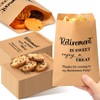 Gilprop 100 Pcs Happy Retirement Treat Bags Retirement Party Favors