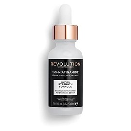 Revolution Skincare - Suero refinador de poros y manchas de niacinamida al 15%, se dirige a manchas y poros grandes, vegano y libre de crueldad, 1.01 