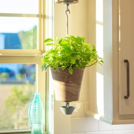SkyPots - Catch JR Attachment for SkyPots Arrangement - Collects 1.5oz of Drainage from Bottom Pot of SkyPots Hanging Planter Vertical Garden - Fills w/o Spills - Sustainable - 90% Recycled Plastics