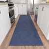 Ottomanson 1'10" x 4' Ultra-Thin Entryway Rug - Durable Non-Slip