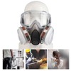 Reusable Half Face Cover Half Facepieces Cover with Safety Glasses