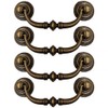 TopHomer Vintage Cabinet Handle, 4PCS 140mm Drawer Pull Handle, Kitchen
