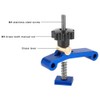 T-Track Metal Clamps, Multi-Purpose Aluminum Alloy T-Slot Clamp Woodworking Tool
