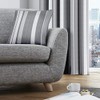 Fusion - Whitworth Stripe - 100% Cotton Cushion Cover -