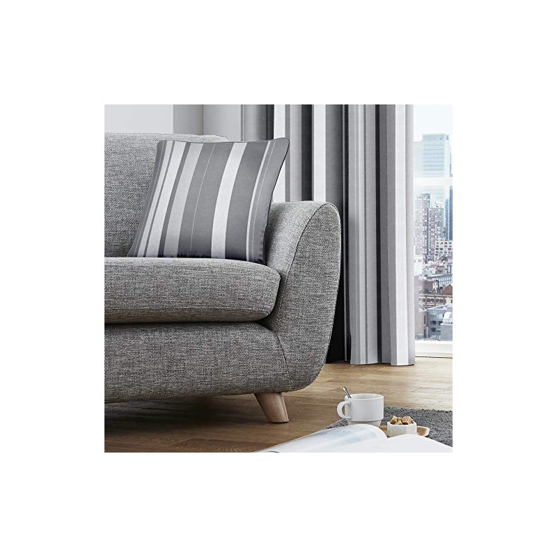 Fusion - Whitworth Stripe - 100% Cotton Cushion Cover -