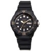 Casio MRW-200 Men's Standard Quartz Watch, Black x Gold MRW-200H-1EV,