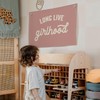 CEBTHN Long Live Girlhood Banner – Linen Canvas Wall Hanging