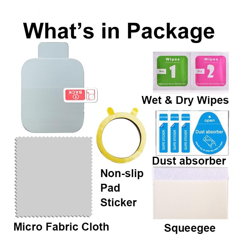 smaate Screen Protector Compatible with uaue T60 1.91 inches Smart